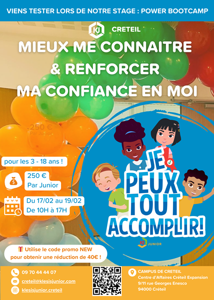 Stage 3-18 ans – Mieux me connaitre