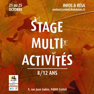 Stage Multi-Activités sur l’île de Loisirs