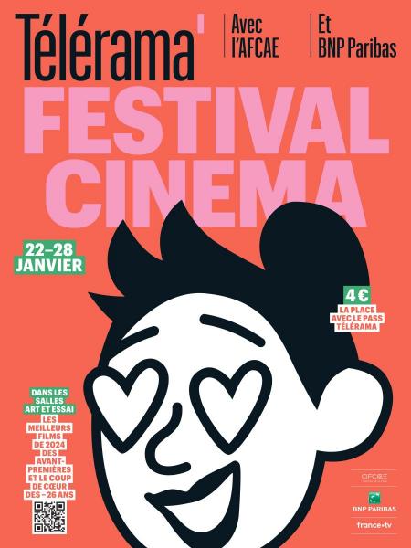 Cinéma : FESTIVAL TELERAMA en Val-de-Marne Du 22 au 28 janv 2025