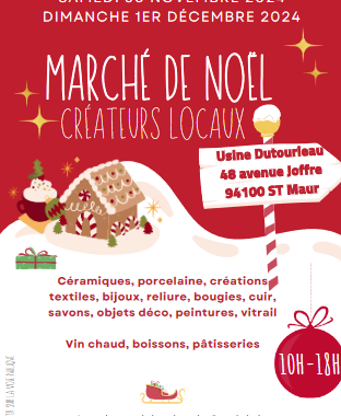 Marché de Noël des artisans locaux de Saint-Maur