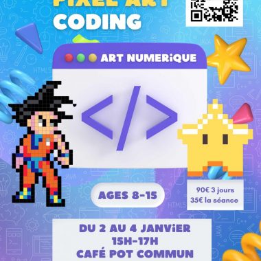 Stage pixel art coding