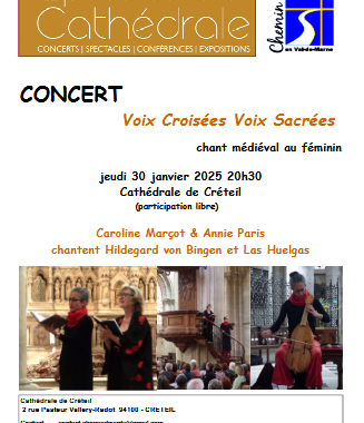 Concert « Voix croisées – Voix sacrées »